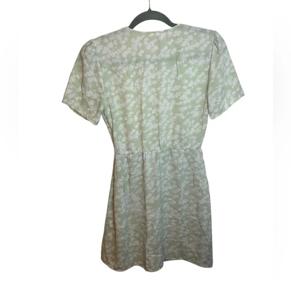 Leith Floral Mini Wrap Dress - Picture 2 of 4